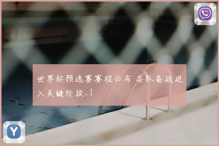 世界杯预选赛赛程公布 各队备战进入关键阶段_1